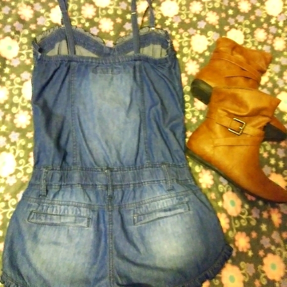 Jean romper - Picture 3 of 5